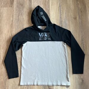VANS long sleeve shirt with hood